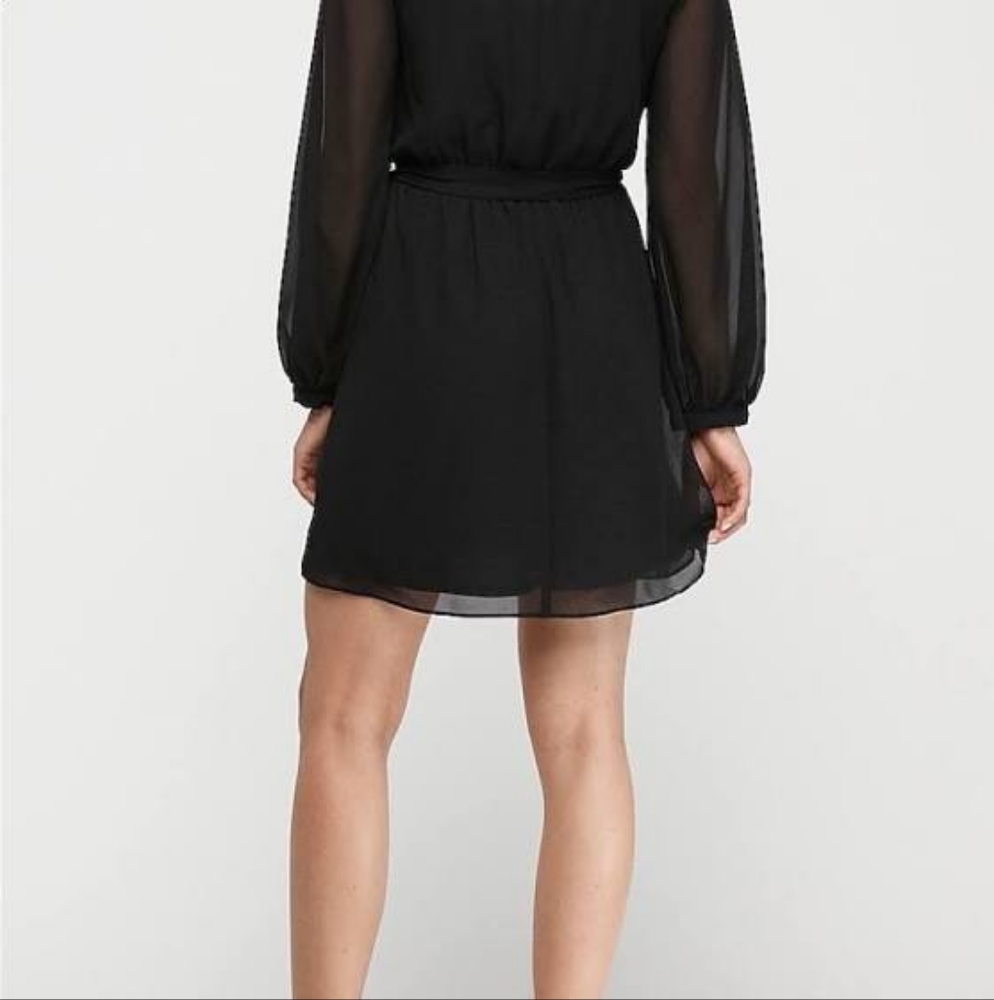 Express Dresses | Express Long Sleeve Dress | Color: Black  - Picture 6 of 6